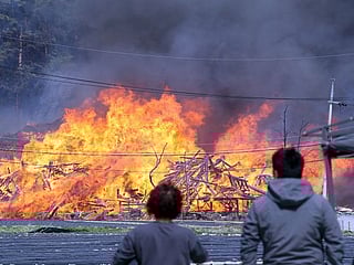 Photos: South Korea city wildfire fanned by strong winds, 300 residents evacuate homes