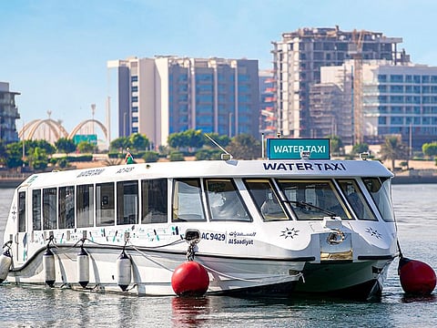 The water taxi and ferry routes cover popular tourist destinations on Yas Island and Saadiyat Island, as well as important ferry services between islands like Sir Bani Yas to the mainland.