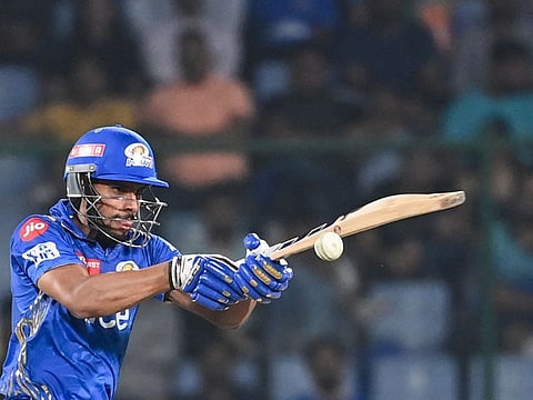 Mumbai Indians' Tilak Varma.