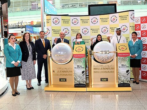 The latest DDF draw in Dubai on Wednesday.