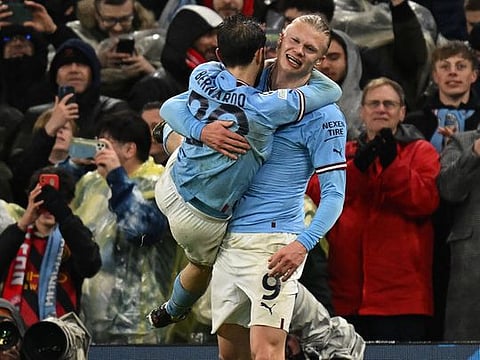 Look: Manchester City and Inter Milan take giant strides toward Champions League semi-finals