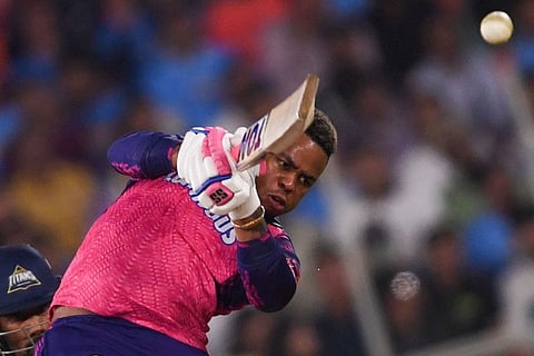 Rajasthan Royals' Shimron Hetmyer.