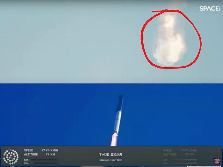 Starship first test flight