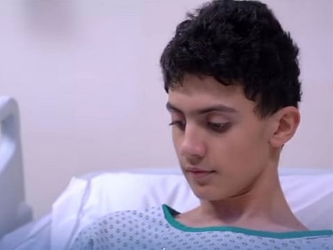 Abdullah, 14, could not have a regular surgery to repair the hole in his heart because he uses a cochlear implant.
