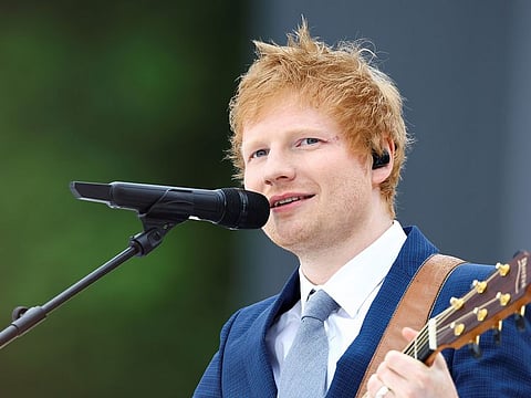 Singer-songwriter Ed Sheeran
