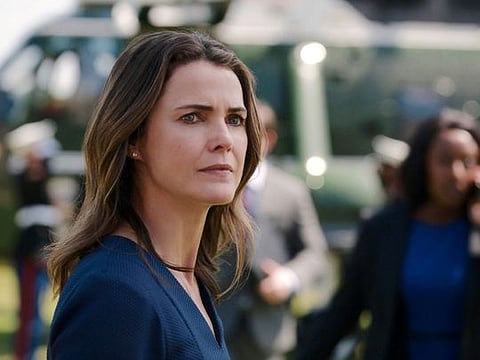 Keri Russell as Ambassador Kate Wyler in a scene from "The Diplomat." Juggling between career and personal life and marriage in a career punctuated by travel is not easy, and it is one of the main reasons why women diplomats leave the service. 