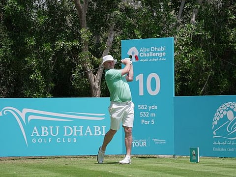 Scotland's Stephen Gallacher shot a first round of 69 in today's first round in the Abu Dhabi Challenge