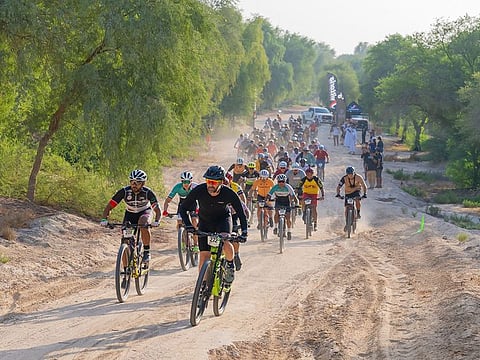 The Community Champions Mountain Bike Race will take place Sunday at the Mountain Bike Track in Mushrif Park.