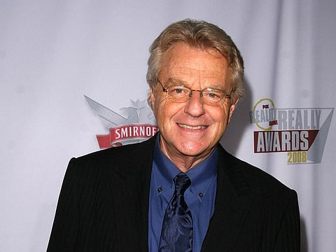 File Photo: Jerry Springer at the Fox Reality Channel Awards, September 24, 2008.