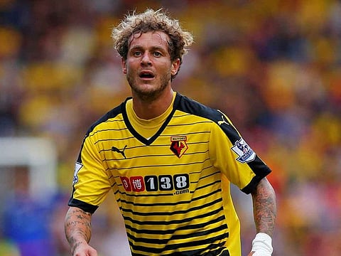 Alessandro Diamanti playing for Watford 23/8/15.
