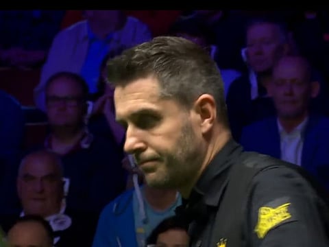 Mark Selby en route to his record 147 in the snooker World Championship final. 
