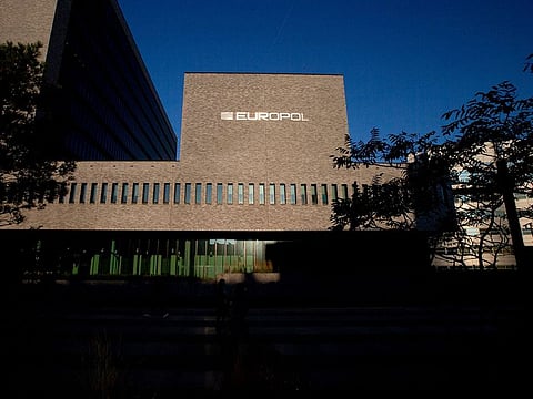 Europol headquarters in The Hague, Netherlands.