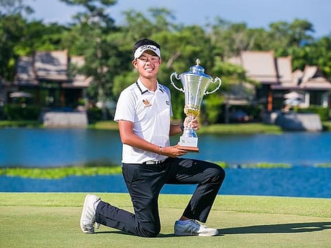 Varanyu Rattanaphiboonkij - Winner of the 2018 Singha Laguna Phuket Open