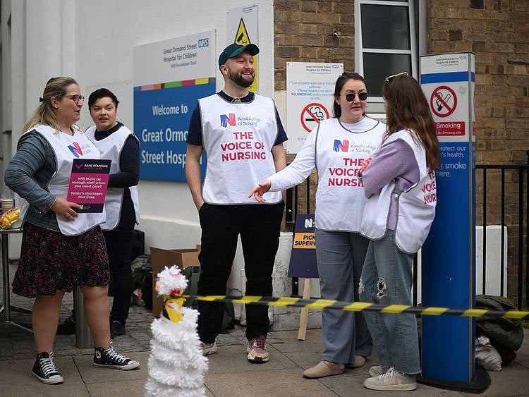 nurses strike UK NHS