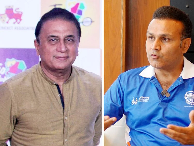Sunil Gavaskar and Virendra Sehwag