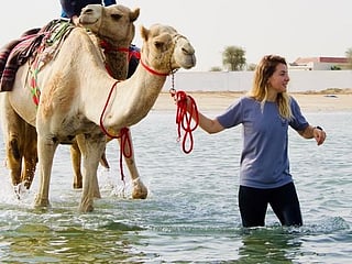 Meet the German expat who left her cushy job to teach camel riding in Dubai