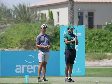 Cameron Van Rooyen alongside Akram Skaik