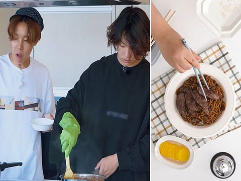 Watch: BTS shares special jjang rameyon recipe