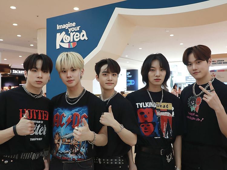 South Korean band MCND debuts in the UAE