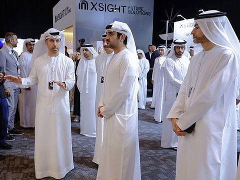 Sheikh Maktoum bin Mohammed bin Rashid Al Maktoum at the summit.