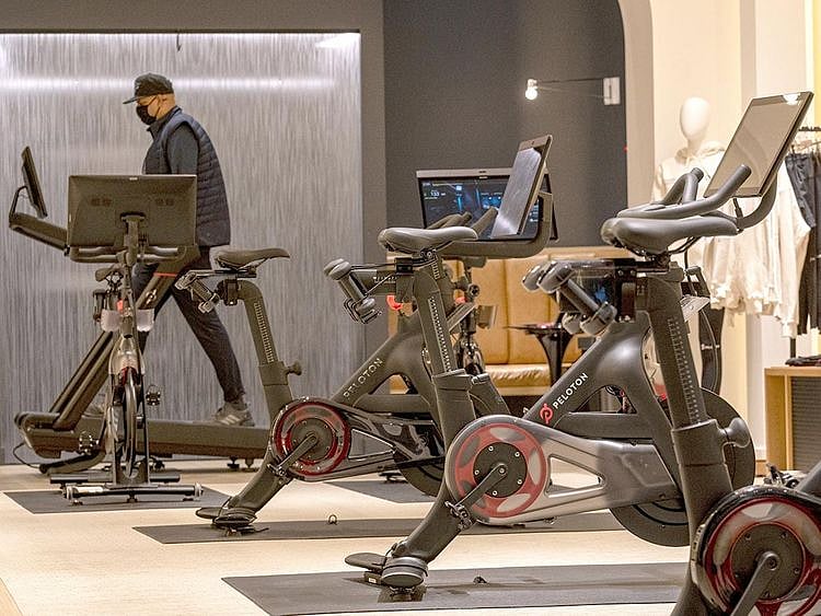 A Peloton store in Walnut Creek, California