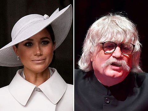 As photos of the unidentified figure went viral, British and American tabloids also joined in the fun.