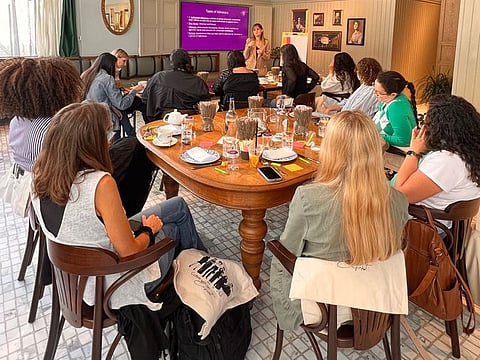 A Coffee with an Expat event in progress