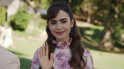 Lily Collins as Emily in 'Emily in Paris'.