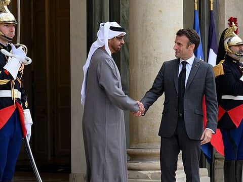 Enhancing strategic partnership: UAE President visits France, meets with President Emmanuel Macron