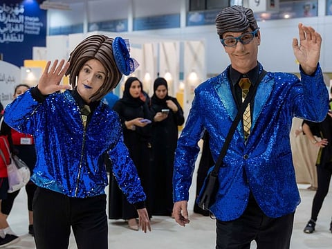 British circus performers Jason Maverick and Laura Davis at SCRF.