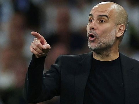 Manchester City manager Pep Guardiola.