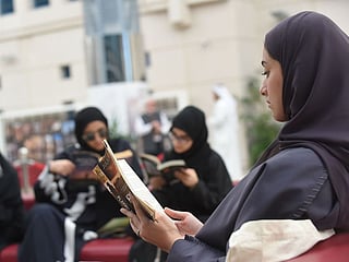 Students at Zayed University