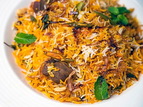 Hyderabadi Nizami mutton biryani