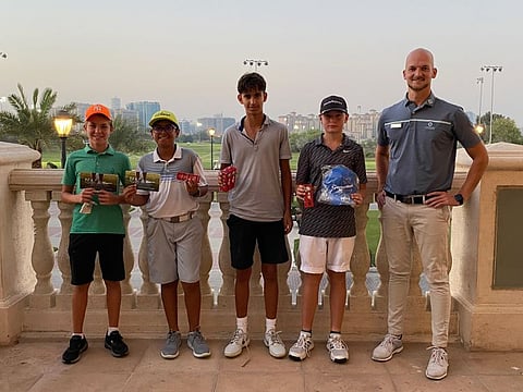 TFA Junior Monthly Medal - Prize Winners Photo