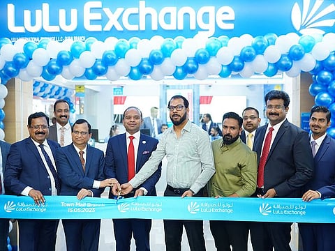 LuLu Exchange's new branch at The Town Mall was inaugurated today by Adeeb Ahamed, Managing Director of LuLu Financial Holdings in the presence of senior company management