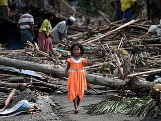 Photos: Myanmar and Bangladesh begin cleaning up, counting casualties after devastating Cyclone Mocha