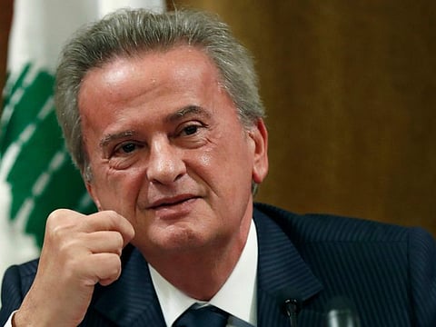 Riad Salameh, Lebanon's Central Bank governor,  during a press conference in Beirut, on Nov. 11, 2019.  