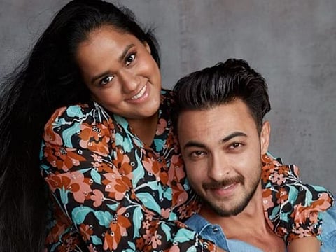 Arpita Khan with her actor-husband Aayush Sharma
