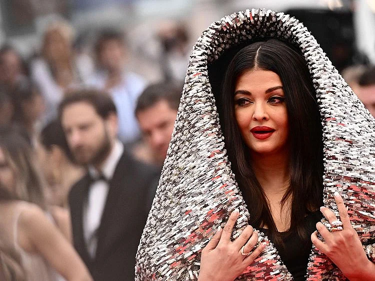 Indian actress Aishwarya Rai Bachchan arrives for the screening of the film "Indiana Jones and the Dial of Destiny" during the 76th edition of the Cannes Film Festival in Cannes, southern France, on May 18, 2023.