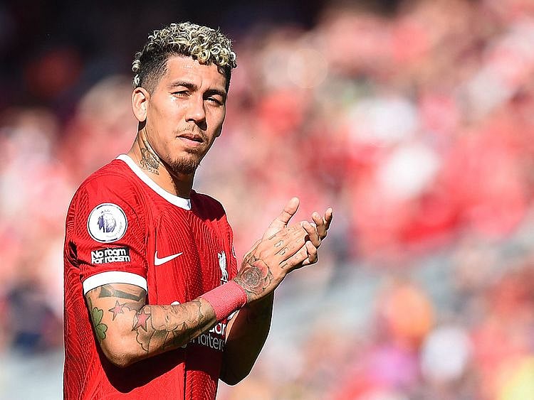 Liverpool's Brazilian striker Roberto Firmino