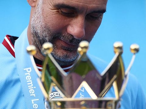 Look: Manchester City celebrate in style after winning English Premier League title