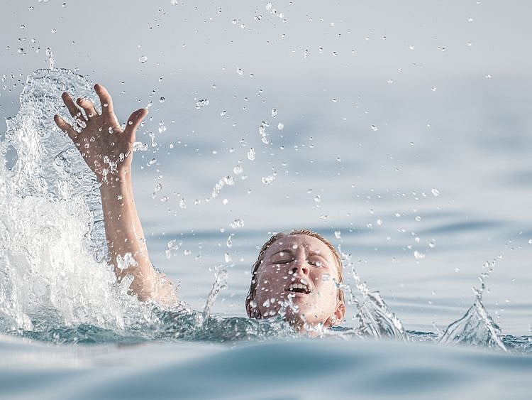 Person in the water