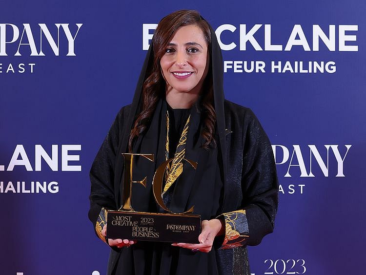 Sheikha Bodour Al Qasimi accepting Award 2-1684856840117