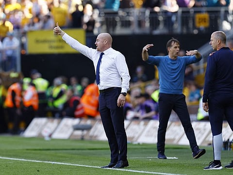 Everton manager Sean Dyche.