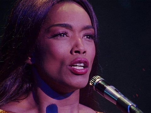 Angela Bassett in the film What's Love Got to Do with It (1993)