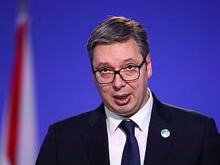 Serbia's President Aleksandar Vucic steps down as head of ruling party