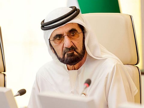 Archive image of His Highness Sheikh Mohammed bin Rashid Al Maktoum, Vice President and Prime Minister of the UAE and Ruler of Dubai