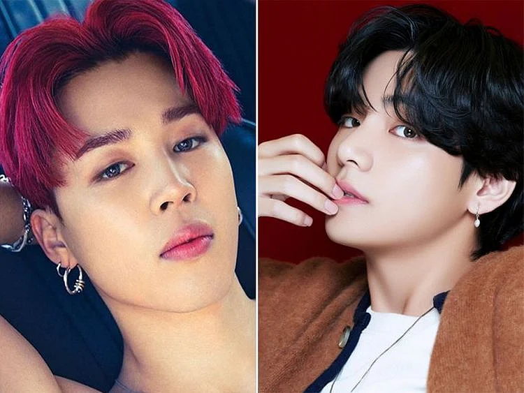 BTS' Jimin, V back in Korea, share trip pictures