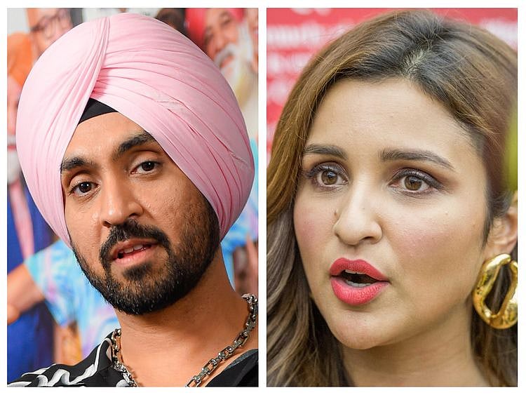 Diljit Dosanjh and Parineeti Chopra
