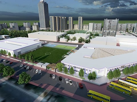 A rendering of the upcoming school 